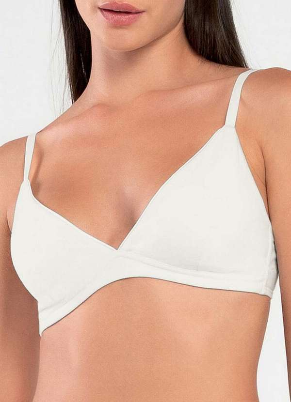 Sutiã sem Aro com Bojo Removível She Branco