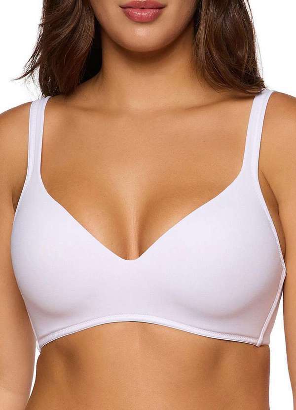 Sutiã sem Aro com Bojo Branco Valisere 24266.5