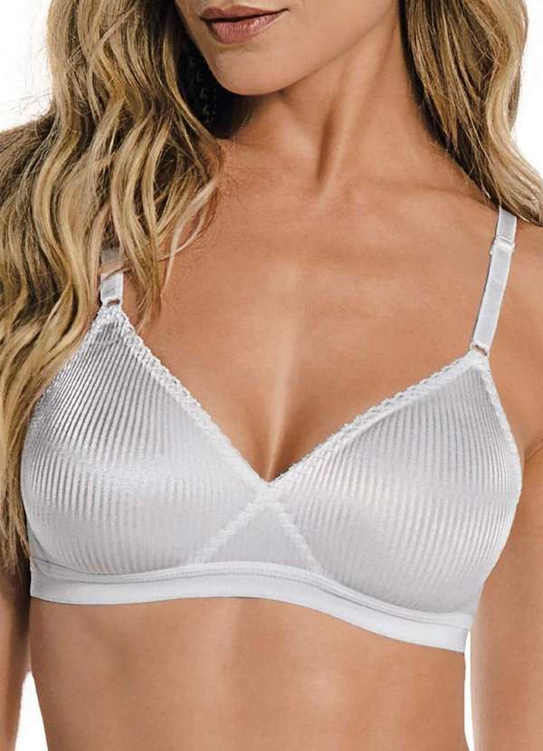 Vista 2 Sutiã sem Aro e sem Bojo Bourbon Demillus 61407 20-Branco Demillus