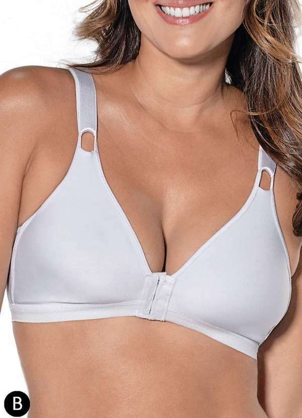 Sutiã sem Aro e sem Bojo Olimpo Demillus 61818 20-Branco