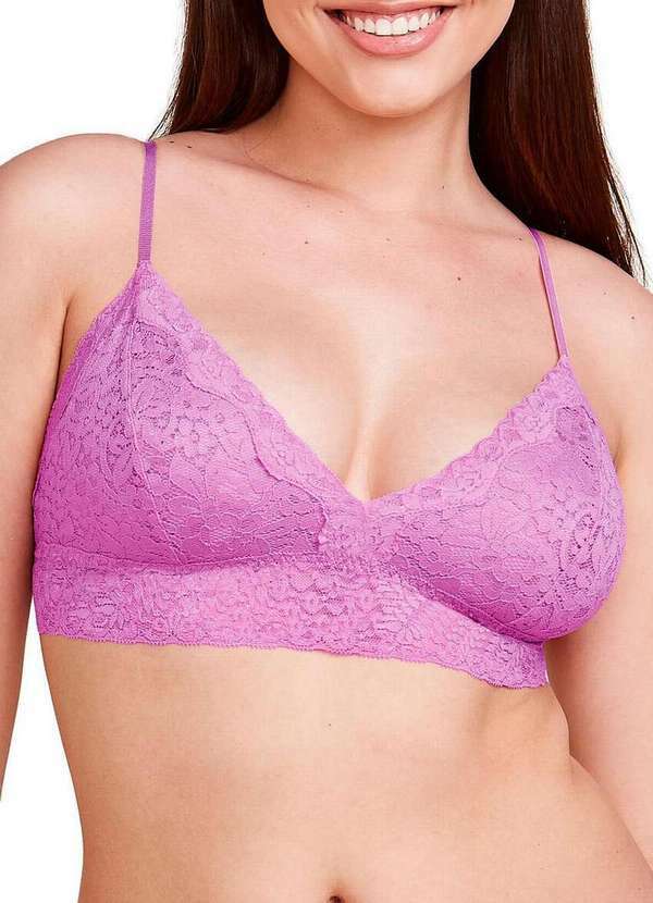 Vista 2 Top sem Aro com Bojo Removível Hope L12273 Rcd-Rosa-Candy Hope
