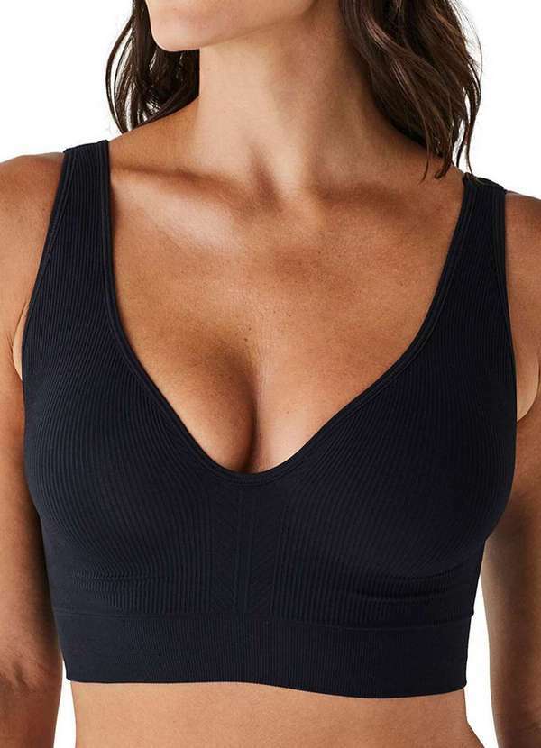 Vista 2 Top sem Aro e sem Bojo Liz 71303 381-Super-Black Liz