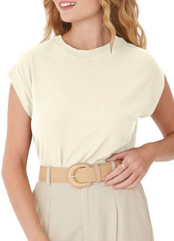 Vista 2 Blusa Feminina Ampla Malwee 1000131501 03984-Laranja Malwee