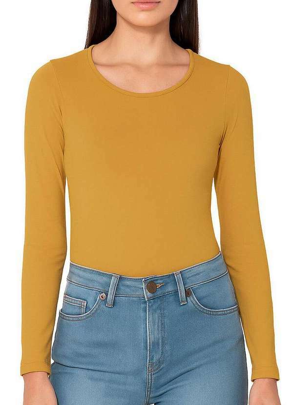 Blusa Feminina Justa Enfim Amarelo