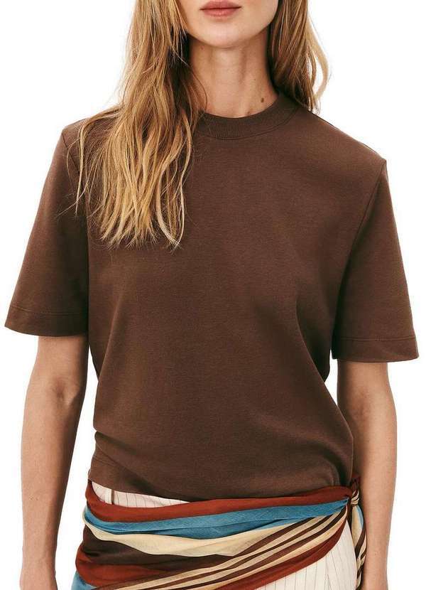 Blusa Feminina Hering Marrom