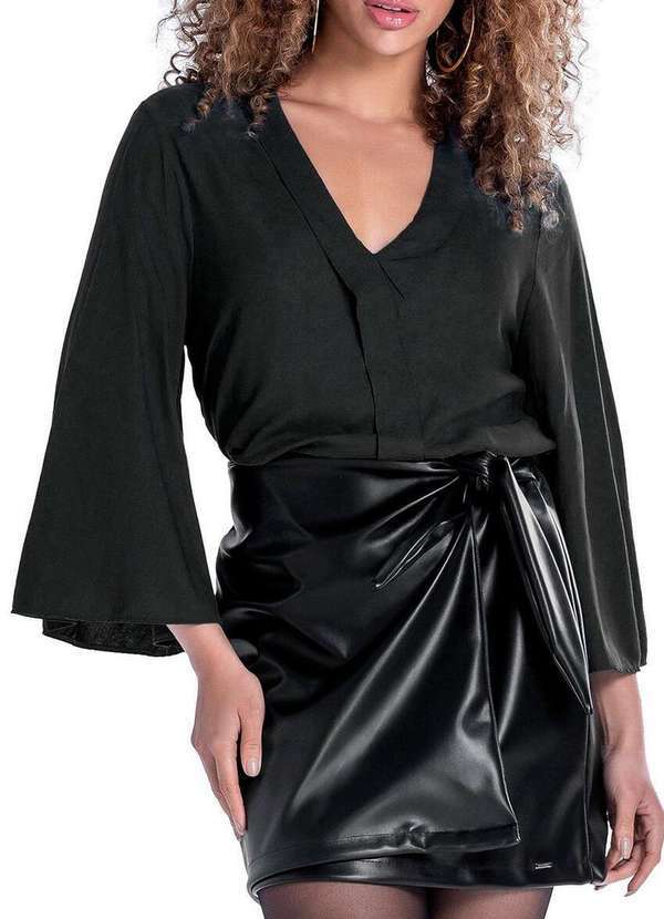 Blusa Feminina Marialicia Preto