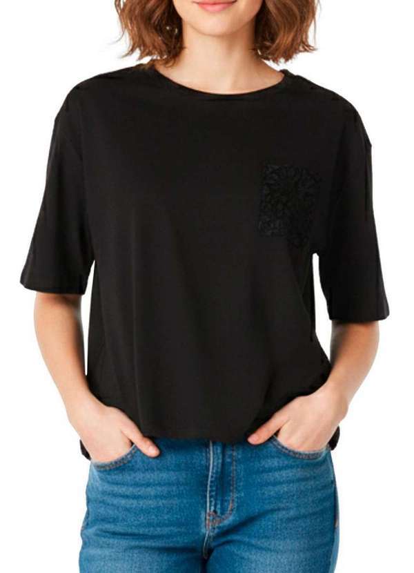 Blusa Feminina Marialicia Preto 184224