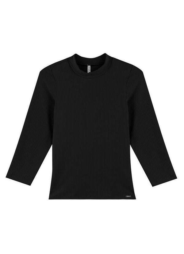 Blusa Feminina Marialicia Preto Plus Size