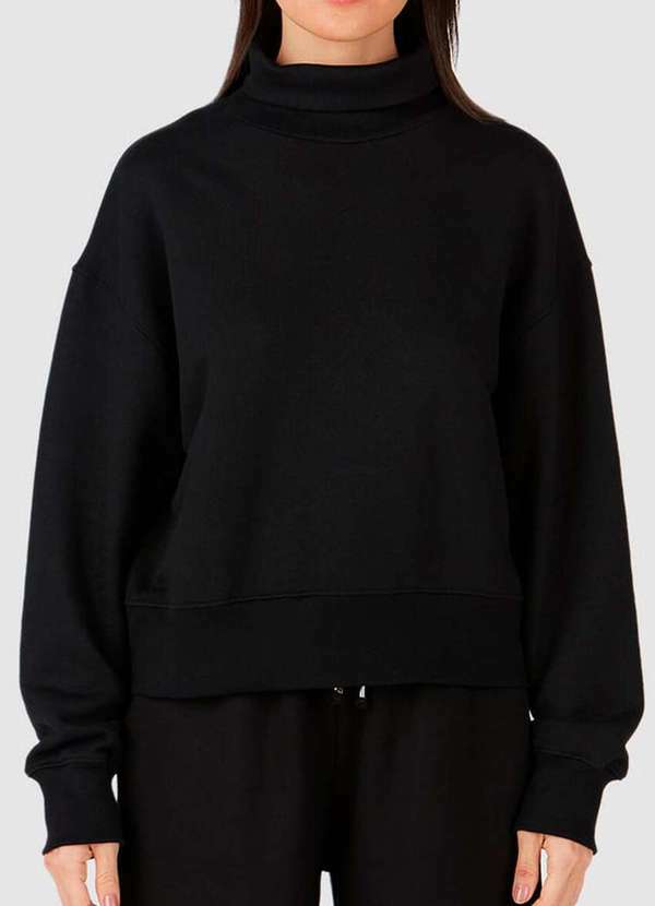 Blusa Feminina Moletom Malwee 1000106177 00004-Preto