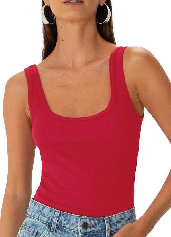 Vista 2 Blusa Feminina Regata Enfim 1000125361 02340-Verde Enfim