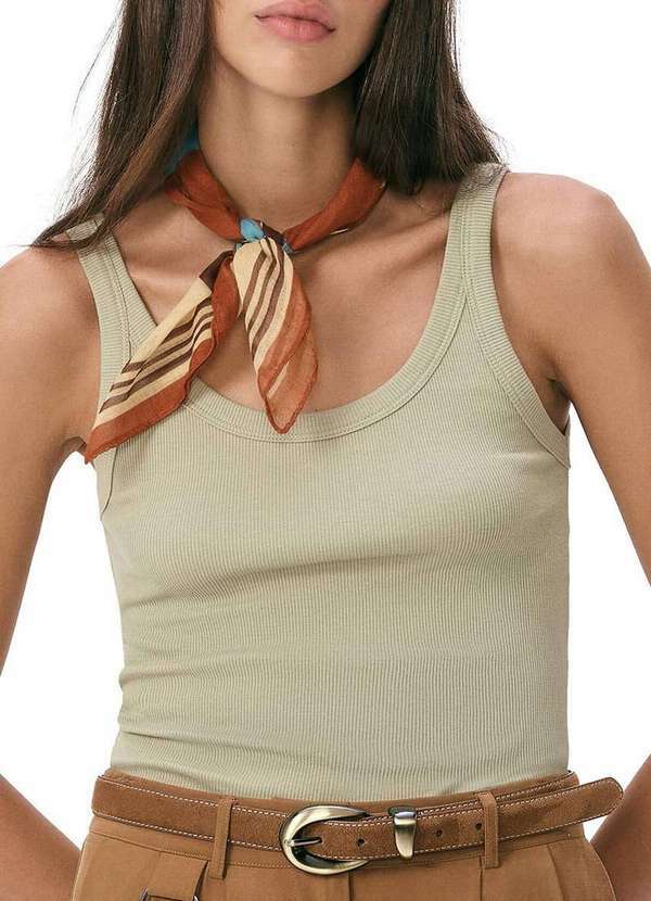 Blusa Feminina Regata Hering Verde