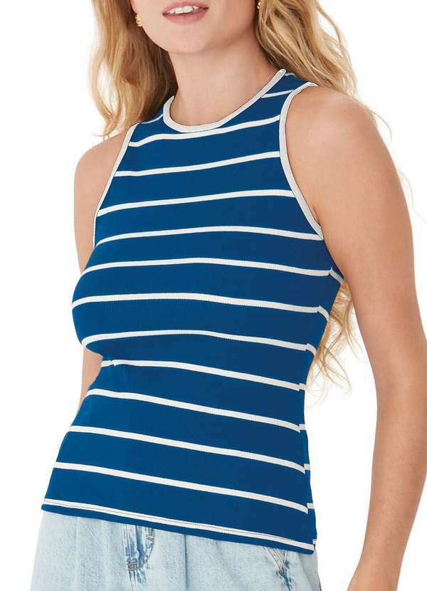 Blusa Feminina Regata Malwee Azul
