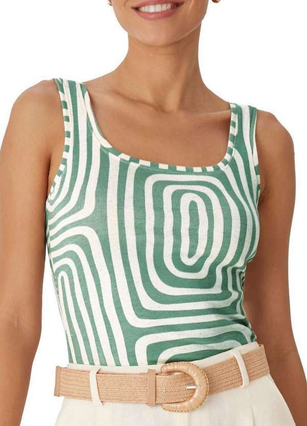 Blusa Feminina Regata Malwee Verde 1000131771