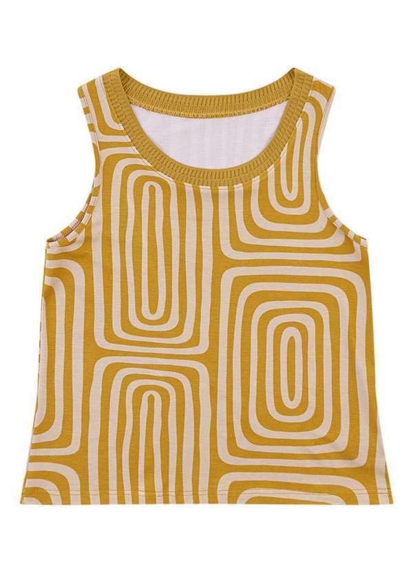Blusa Feminina Regata Malwee Amarelo 1000132924