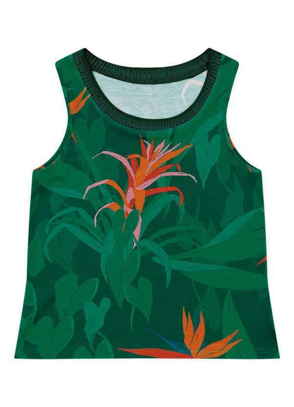 Blusa Feminina Regata Malwee Verde 1000132924