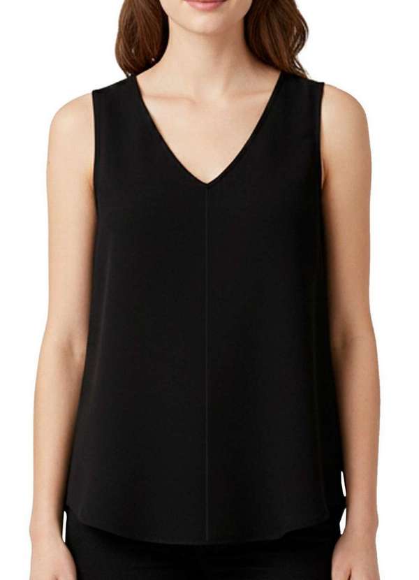 Blusa Feminina Regata Marialicia Preto 184278