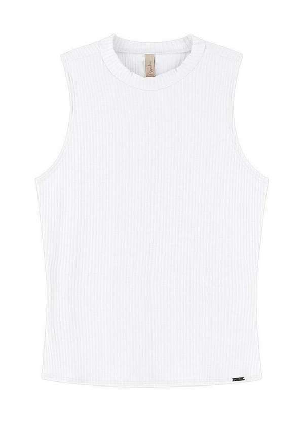 Vista 2 Blusa Feminina Regata Marialicia 52086 2001-Branco Marialícia