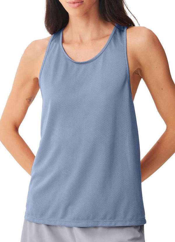 Camiseta Feminina Hering Azul Sn9h