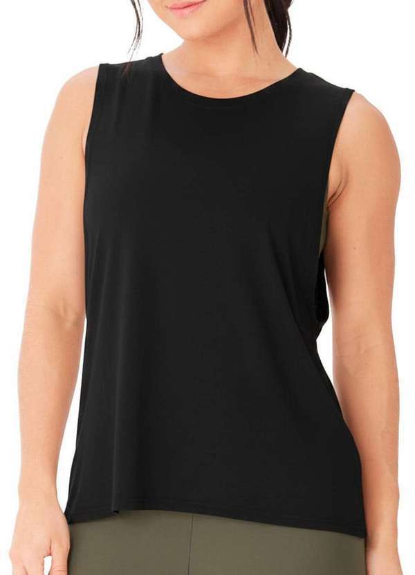 Camiseta Feminina Regata Enfim 1000126976 00004-Preta