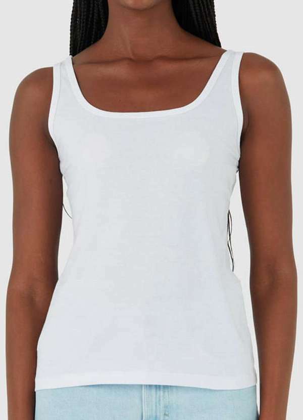 Vista 2 Camiseta Feminina Regata Malwee 1000004494 02316-Amarelo Malwee