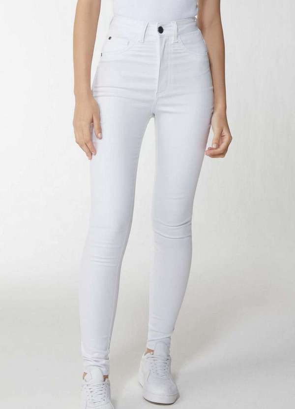 Vista 2 Calça Feminina Super Skinny Enfim 1000074333/1000129796 00001-Branco