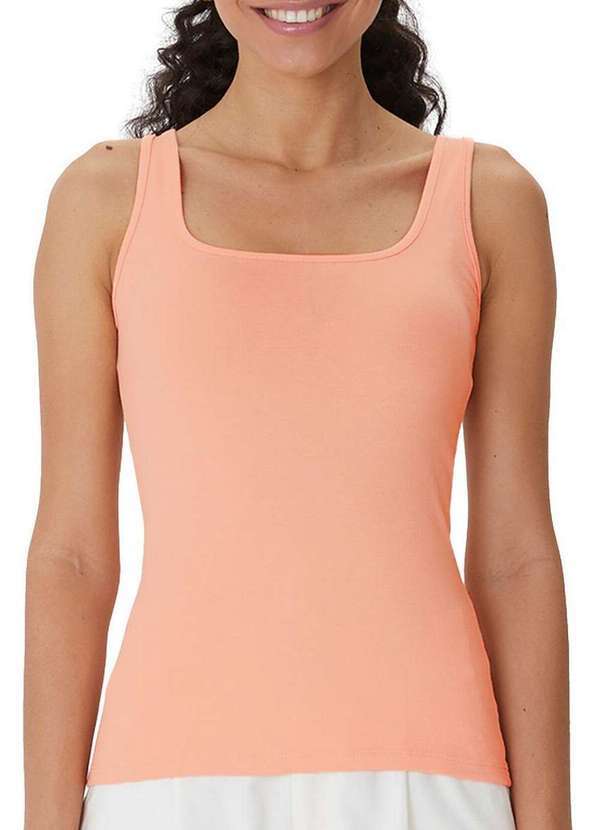 Vista 2 Blusa Feminina Regata Malwee 1000004492 01433-Laranja Malwee