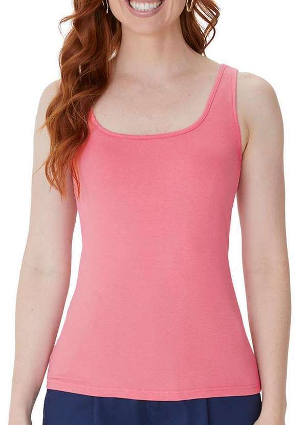 Vista 2 Blusa Feminina Regata Malwee 1000004492 01628-Rosa