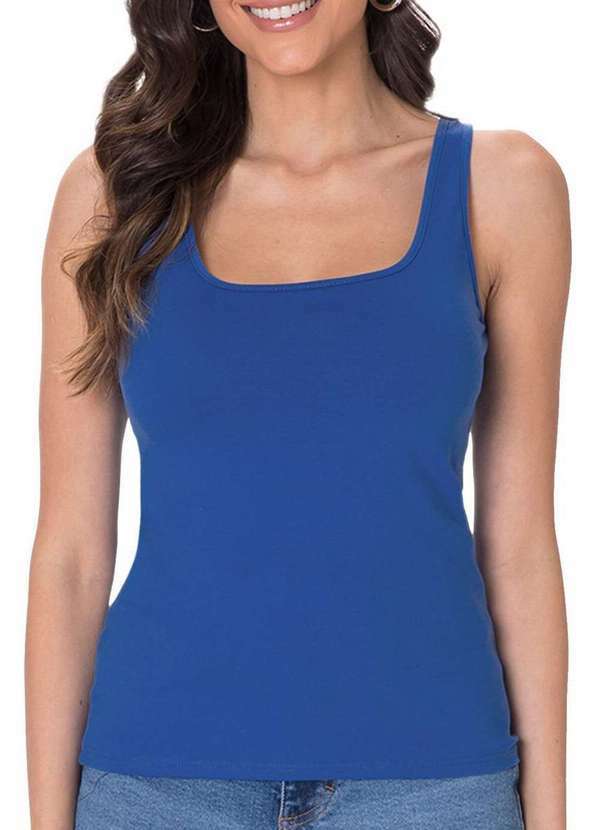 Blusa Feminina Regata Malwee Azul 1000004492
