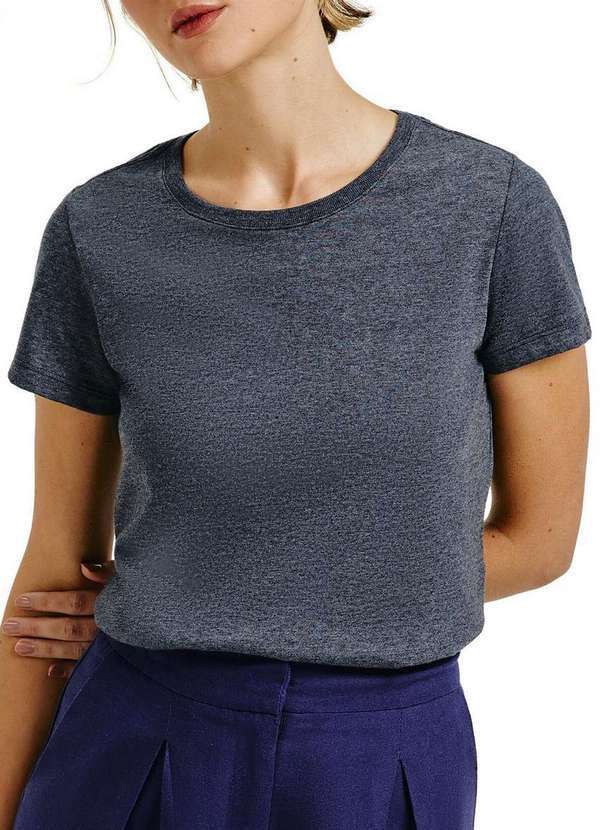 Camiseta Feminina Hering Preto