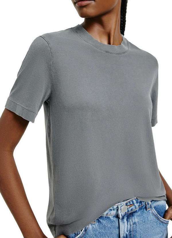 Vista 2 Blusa Feminina Hering 4h1n N10-Preto Hering