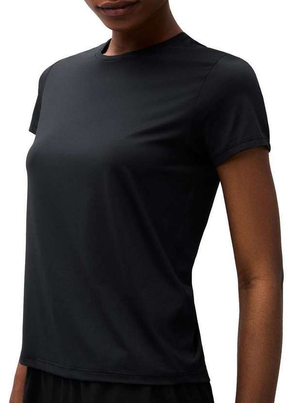Camiseta Feminina Hering Snec N10-Preto