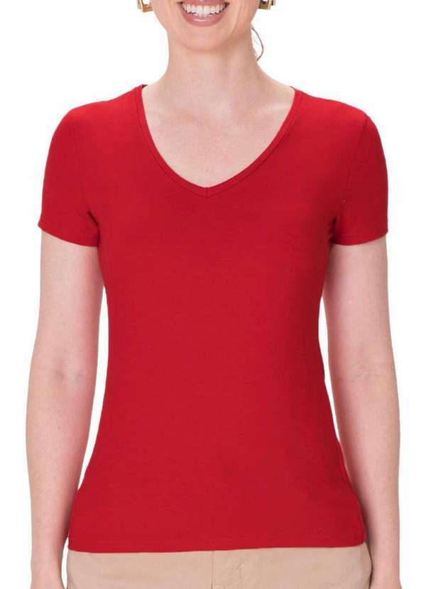 Camiseta Feminina Vermelho