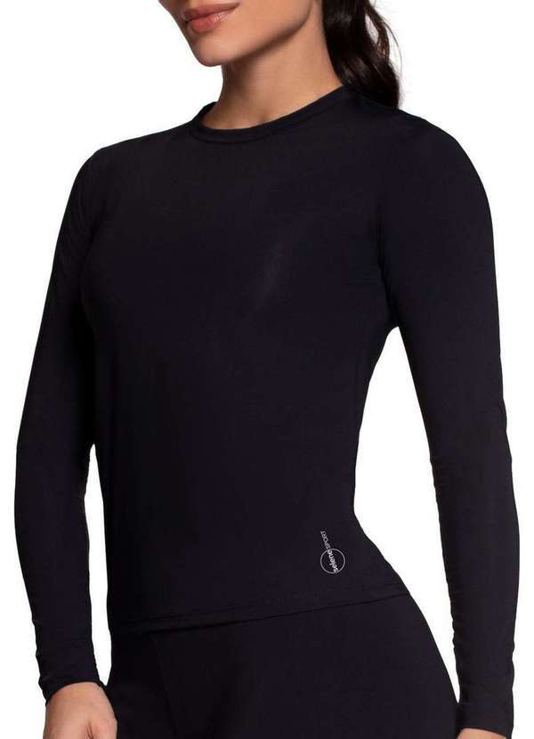 Camiseta Feminina Uv Selene Preto