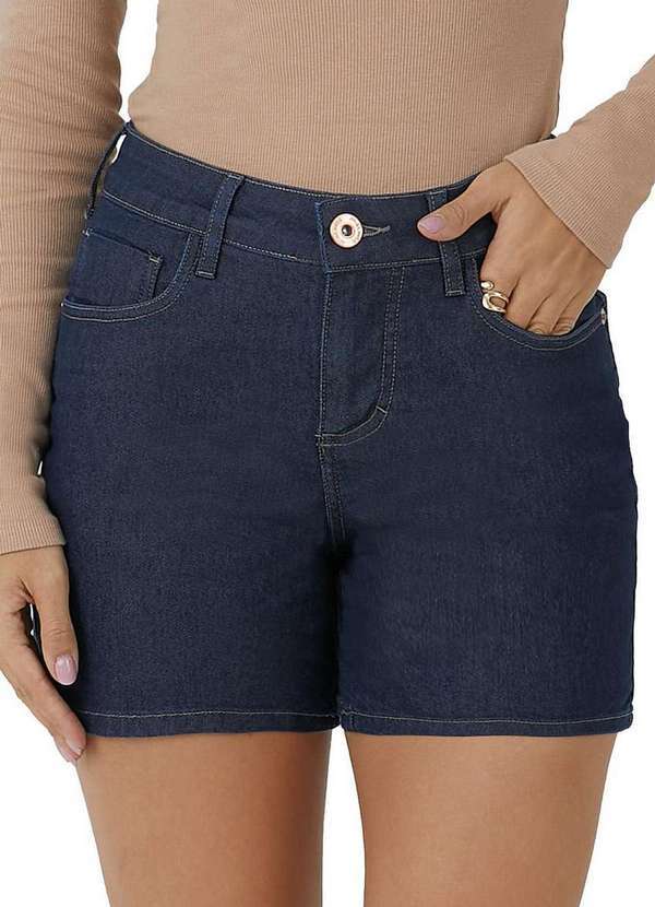Vista 2 Bermuda Feminina Comfort Malwee 1000125701 An69a-Jeans Malwee