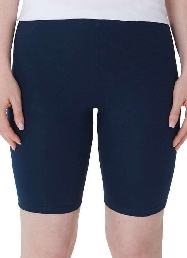 Vista 2 Bermuda Feminina Malwee 1000009699 02023-Azul-Marinho Malwee
