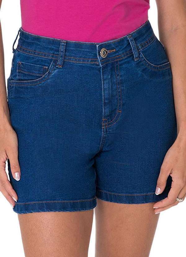 Shorts Feminino Comfort Malwee Azul 1000131428