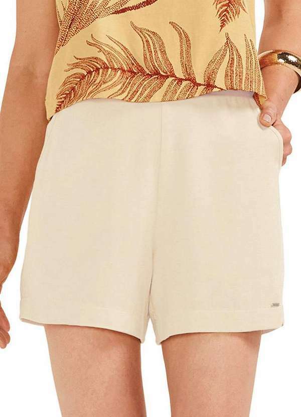 Vista 2 Shorts Feminino Marialicia 184288 2029-Marfim