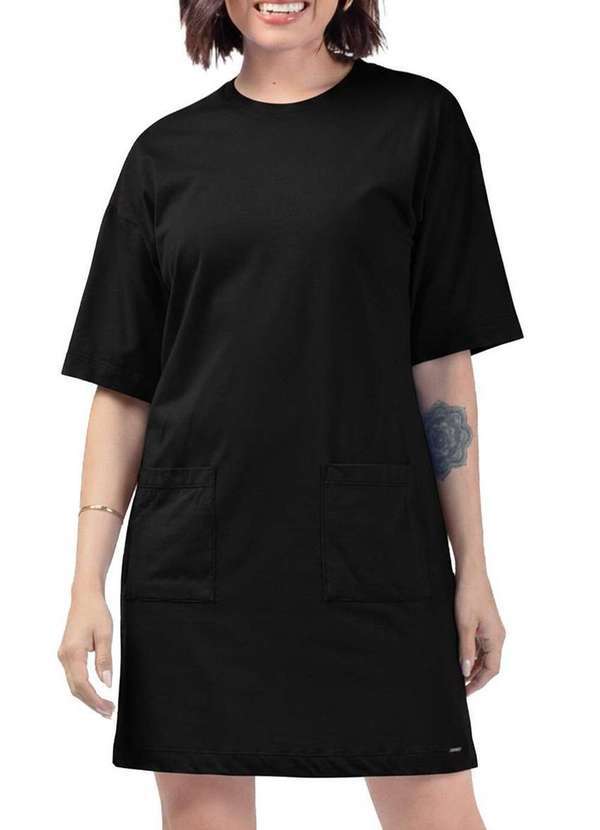 Vestido Curto Marialicia Preto