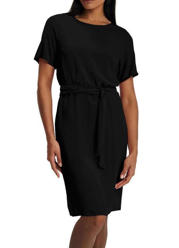 Vista 2 Vestido Curto Marialicia 184099 7001-Preto Marialícia