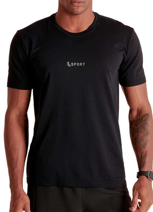 Camiseta Masculina Lupo 70728-001 9990-Preto