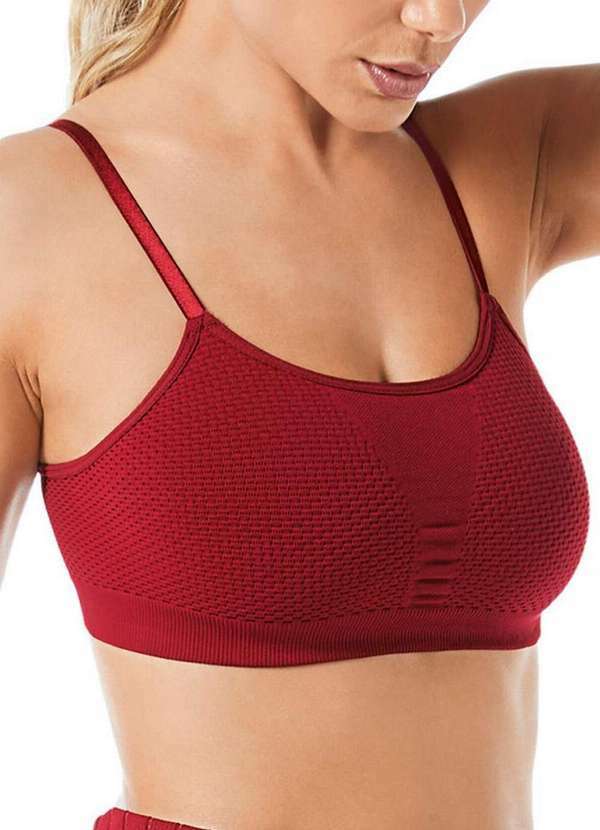 Vista 2 Top Feminino Demillus 61235 06-Carmim Demillus