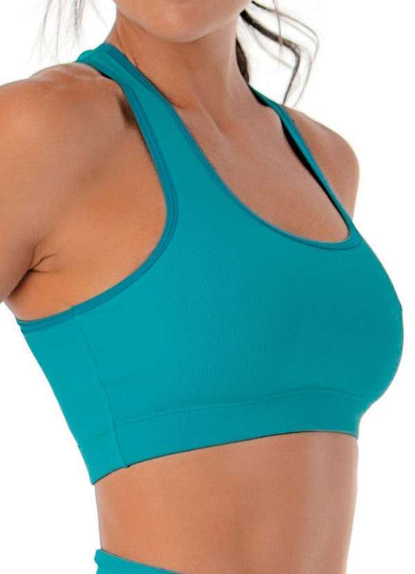 Top Feminino Demillus Azul