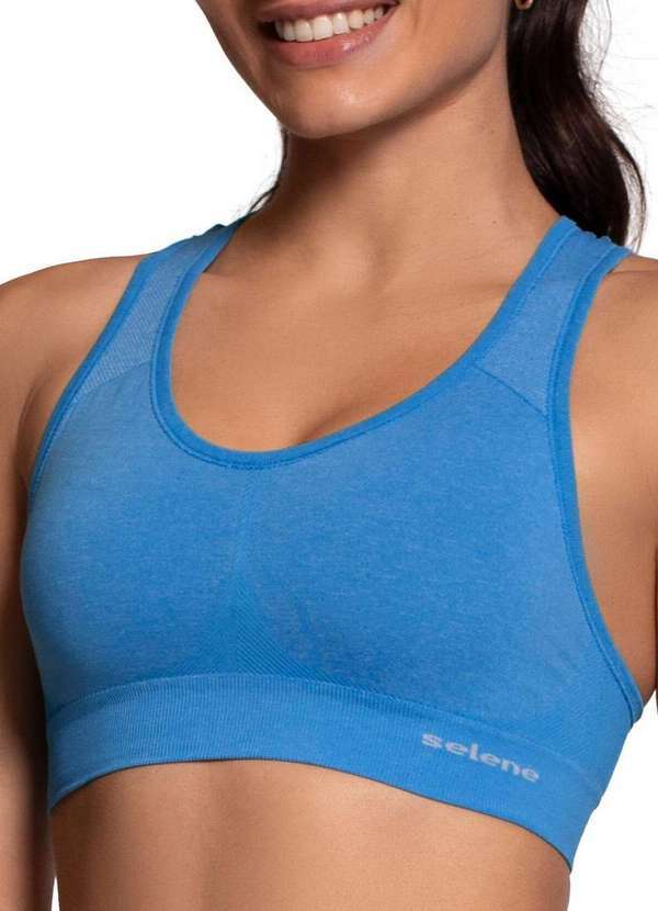 Top Feminino Nadador Selene 20926-001 347-Azul-Mescla