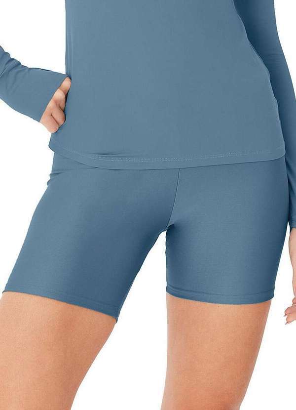 Shorts Feminino Enfim 1000121025 70206-Azul