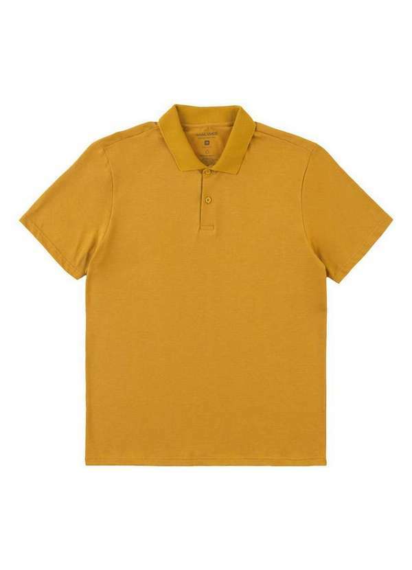 Camiseta Polo Masculina Amarelo