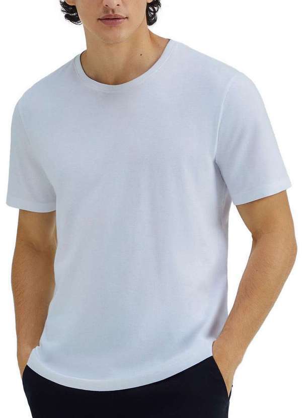 Camiseta Masculina Hering Branco