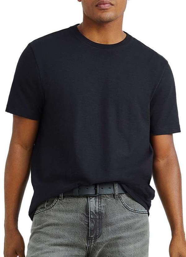 Camiseta Masculina Hering Preto