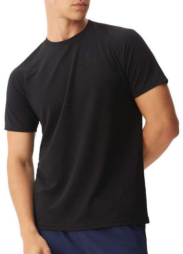 Vista 2 Camiseta Masculina Hering Sc1l N10-Preto Hering