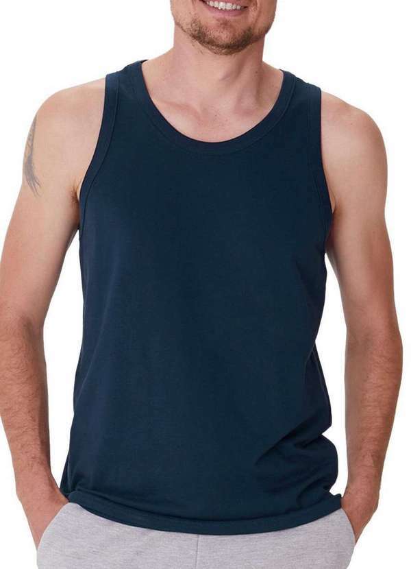 Camiseta Masculina Regata Verde Malwee 1000137336