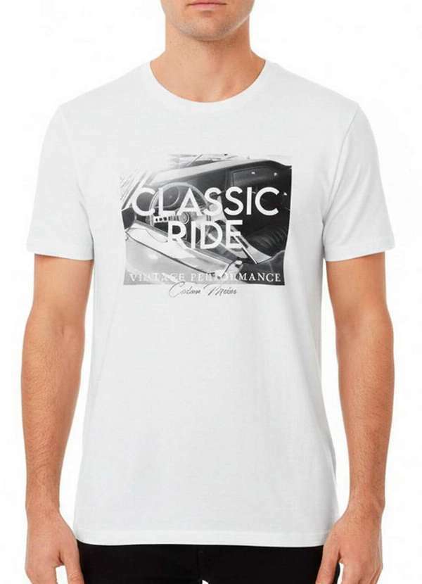 Camiseta Masculina Regular Enfim Branco